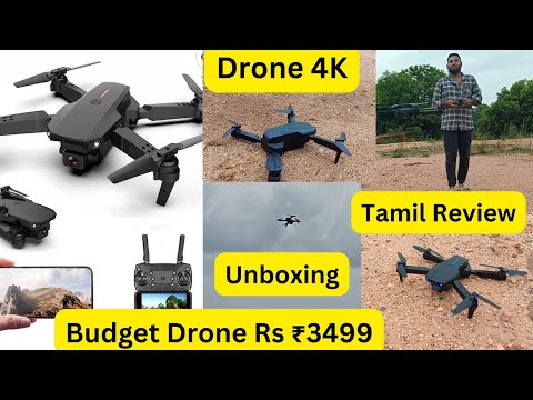 😊இப்படி ஒரு 🔥4KDrone கம்மி விலையில் 100m மேல Heighta பறக்குதா ! | budget drone under 5K🚀 with wifi