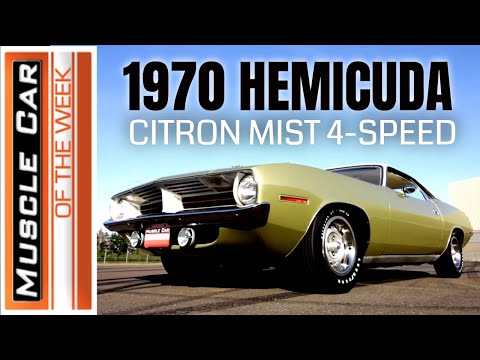 1970 Plymouth Cuda 426 Hemi 4-Speed - Muscle Car Of The Week Video Episode 348