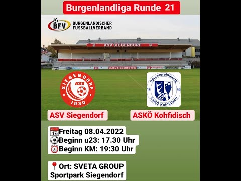 Highlights ASV Siegendorf vs ASKÖ Kohfidisch
