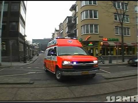 A1 Ambulance 13-116 Amsterdam GGD Centraal Station