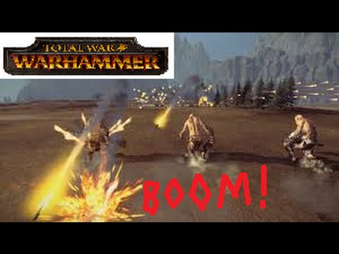 Total War: Warhammer: 99 Organ Cannon Vs 12 Giants