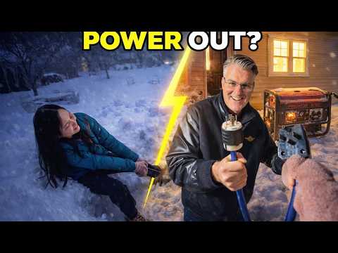 Power Outage? This Generator Runs Our Entire House