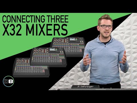 Your Behringer X32 Questions: Connecting Three X32 Mixers