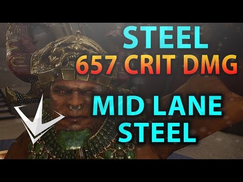 paragon "STEEL 657 CRIT DMG"| MID LANE STEEL| ONE OF THE BEST OR NAHH?