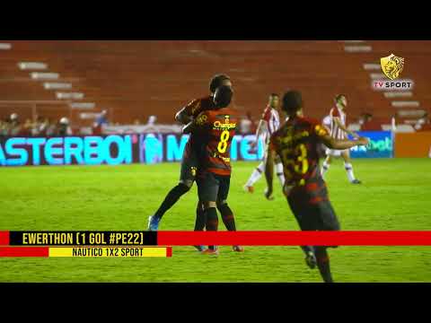 Gols de Náutico 1x2 Sport (Búfalo e Ewerthon)