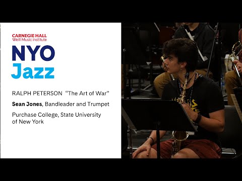 NYO Jazz Rehearses Ralph Peterson's “The Art of War”