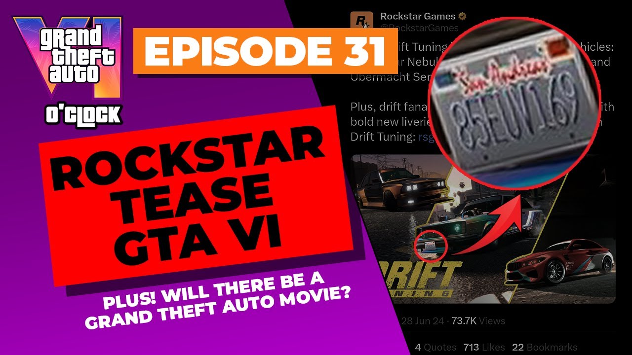 Rockstar tease GTA VI with new image - GTAVI O'clock - Episode 31 - YouTube