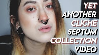 my 16g-8g septum collection