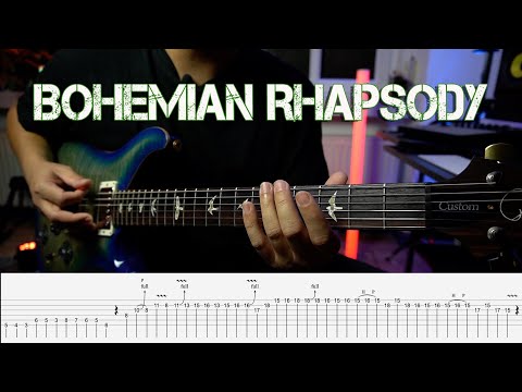Queen | Bohemian Rhapsody | Guitar Solo Lesson with tabs