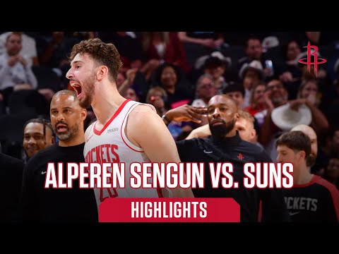 Alperen Sengun (16 points) Highlights vs. Phoenix Suns | Houston Rockets