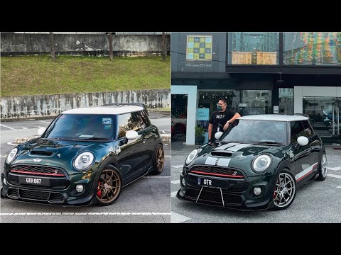 Updated look for my F56 MCS. First time trying out bronze wheels