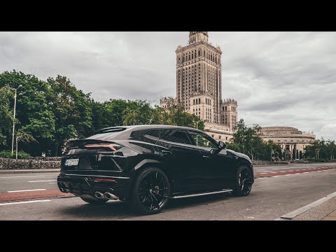 Walking Tour Downtown - Warsaw City Poland , 4K 60fps, City Walk - Travel Walk Tour,