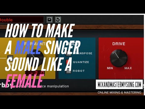 How to Make a Male Singer Sound Like a Female