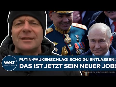 UKRAINE-KRIEG: Putins Paukenschlag im Kreml! Das ist jetzt der neue Job von Schoigu