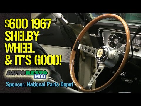 New Reproduction Shelby GT500 and GT350 Scott Drake Steering Wheel REVIEW and installation Episode