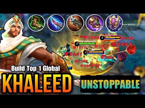 Khaleed MVP Best Build 2023 Unstoppable  - Build Top 1 Global Nana ~ Mobile Legends (MLBB)