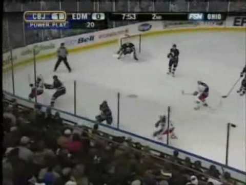 Gilbert Brule scores his 4th NHL goal December 2, 2006