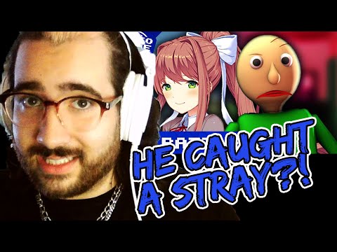 Shwabadi Reacts to Video Game Rap Battles - Baldi vs Monika