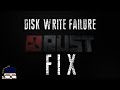DISK WRITE FAILURE FIX | ®️ Rust Admin Academy Tutorial 2021 | SteamCMD Failure and Fix
