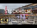 ️ Rainy Day In Stockholm City Sweden 4K