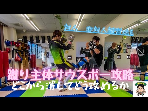 蹴り主体サウスポー攻略