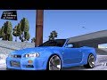 Nissan Skyline R34 Cabrio для GTA San Andreas видео 1