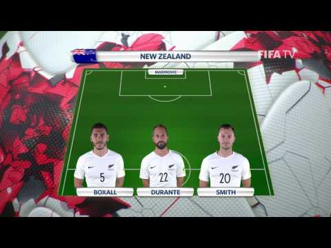 Match 6: Mexico v New Zealand -Team Lineups - FIFA Confederations Cup 2017