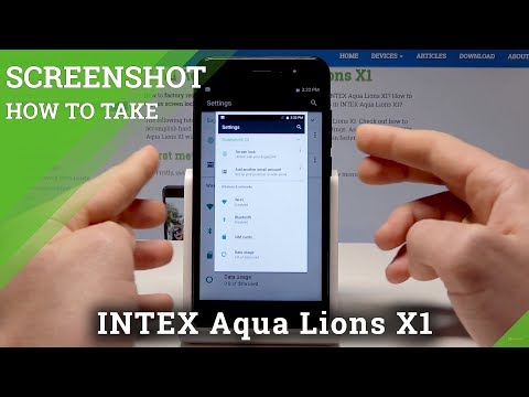Screenshot INTEX Aqua Lions X1 - How to Take Screenshot / Capture Screen