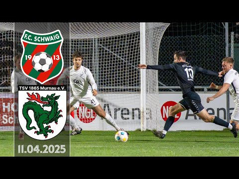 FC Schwaig vs. TSV 1865 Murnau 11.04.2025 Landesliga Südost 24/25