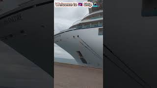Welcome to Cambodia 🇰🇭 Ship 🚢 SEABOURN ENCORE. #ship #travel #tourism #sea #sub #shorts #love #live