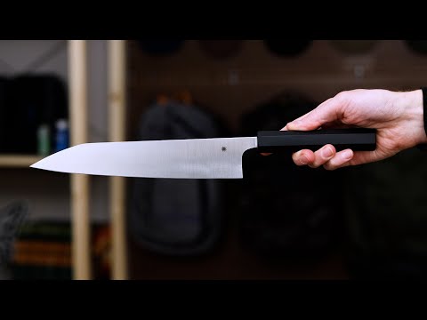 Spyderco Carter Minarai Gyuto BD1N Black Polypropylene Kitchen Knife For  Sale