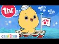 Canticos 1 Hora De Ricky Chickie Y Su Barquito Chiquitito Inglés Y Español