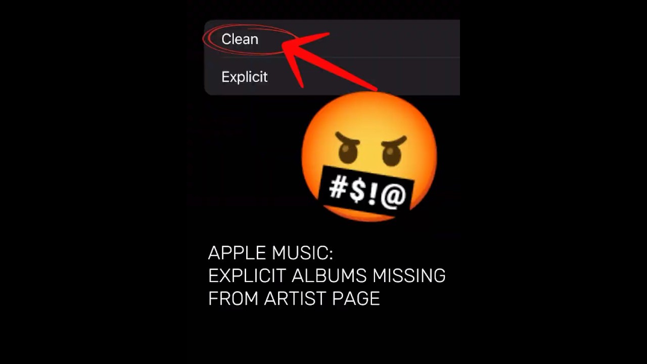 Apple Music Suggestion: Show all albums on artist page even with explicit restriction