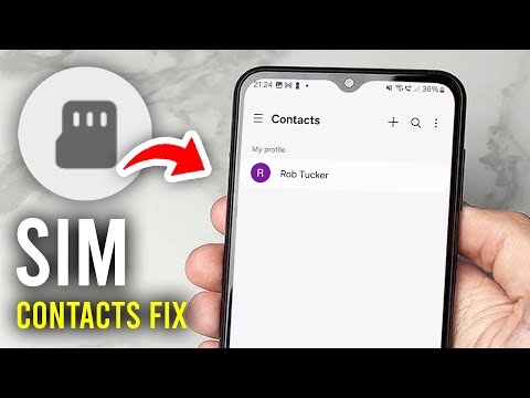 How To Fix SIM Card Contacts Not Showing Problem - Full Guide