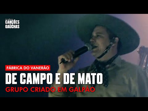 DE CAMPO E DE MATO - GRUPO CRIADO EM GALPÃO - FÁBRICA DO VANERÃO!