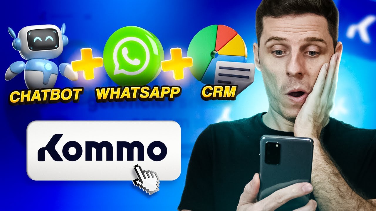 ChatBot + WhatsApp + CRM = O Combo COMPLETO para Vender Mais. Conheça o Salesbot da Kommo CRM!