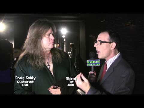 Dio Guitarist Craig Goldy talks w Eric Blair @ Dio Tribute 2014