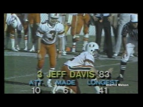 Univ. of Miami Hurricanes Jeff Davis Interview (October 20, 1983)