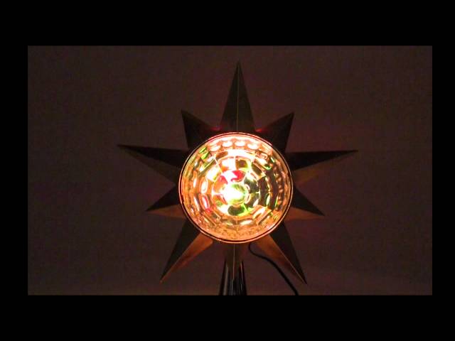 Vídeo relacionado con Kurt Adler 10-Light 10-Inch Capiz Classical Multi-Pointed Bethlehem Star Treetop