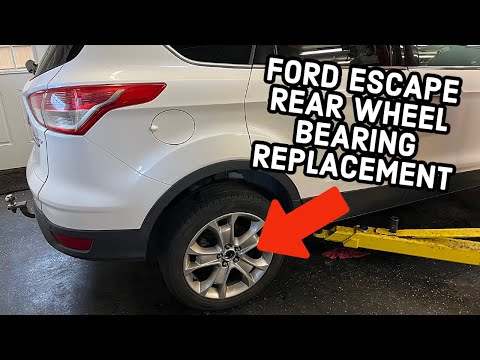 How To Replace 2013 - 2019 Ford Escape Rear Wheel Bearing AWD