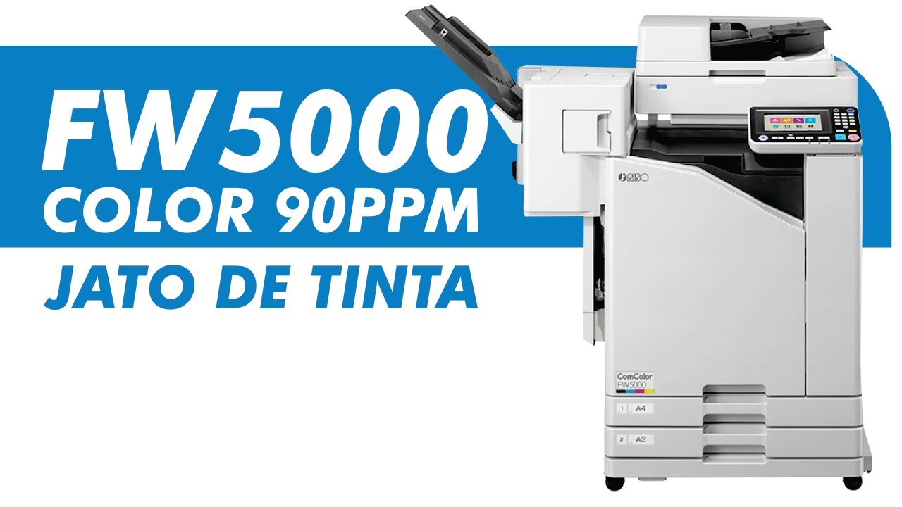 Riso FW5000 - Jato de Tinta 90ppm