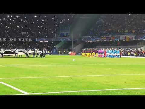 Champions league napoles fc Barcelona himno