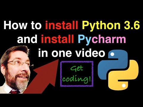 How to install python 3.6 and Pycharm