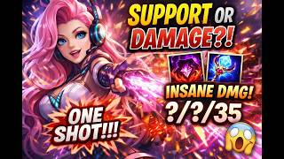 THIS SUPPORT DOES MORE DAMAGE THAN ADC?! 😱 (Seraphine OP Build)