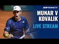 Jaume Munar v Jozef Kovalik | 2021 Kitzbuhel