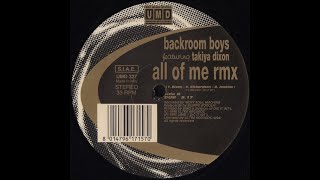 Backroom Boys Featuring Takiya Dixon ‎– All Of Me Rmx