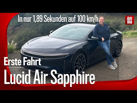 Lucid Air Sapphire (2024) | How the world's most powerful sedan drives | with Thomas Geiger