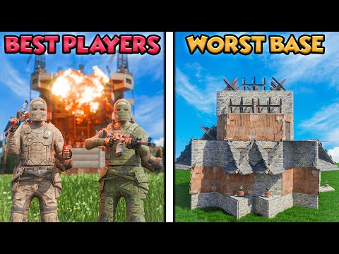 Can the Best Rust Duo Defend the WORST BASE? - Rust