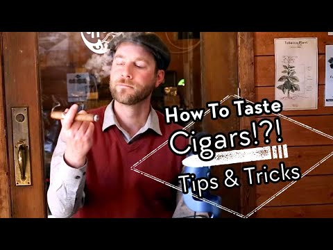 How to taste a cigar, a few tips