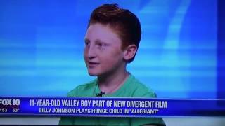 Billy 4 Johnston Morning Show on Fox 10 w/ Rick & Andrea Allegiant video